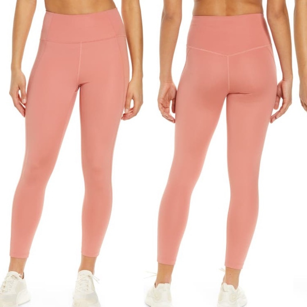 girlfriend collective leggings in primrose